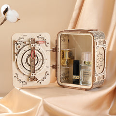 Wooden DIY Secret Treasure Box Music Box 3D Puzzle Model