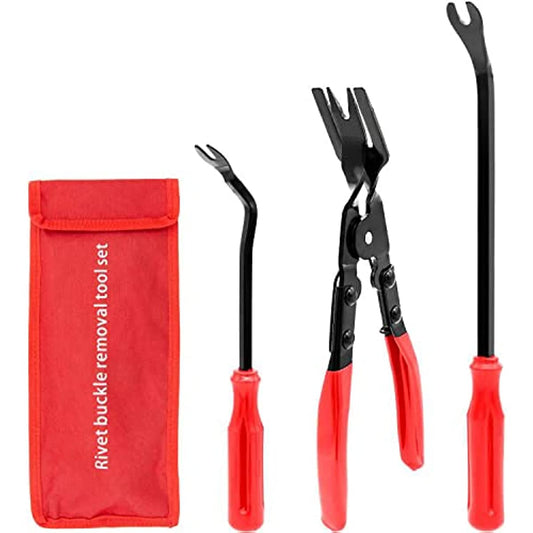 3Pcs Car Clip Remover Tool Set Auto Trim Removal Tool Kit