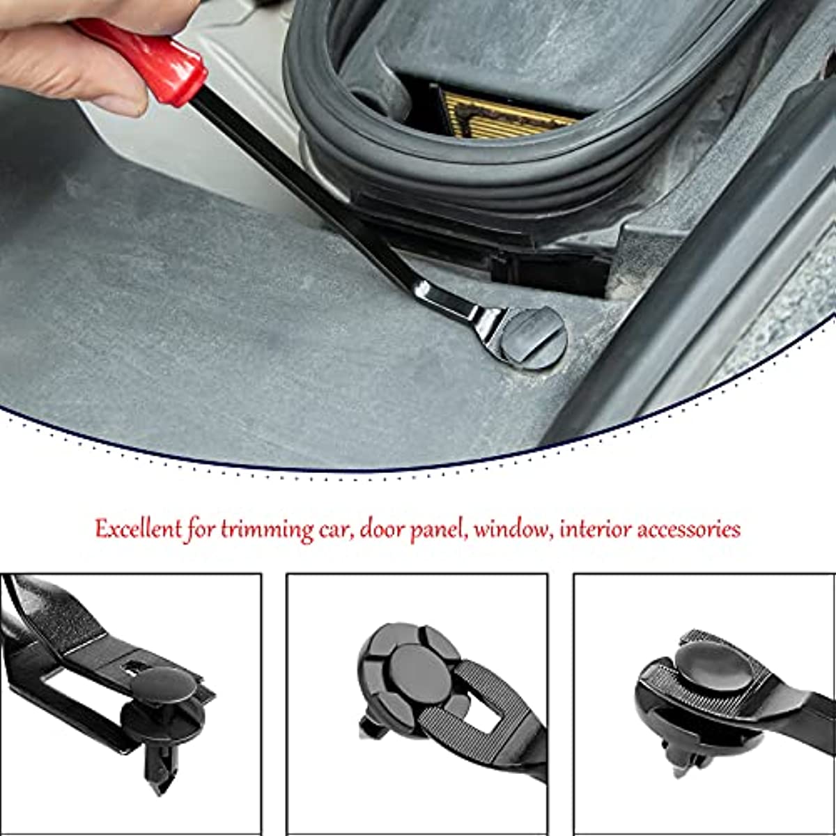 3Pcs Car Clip Remover Tool Set Auto Trim Removal Tool Kit