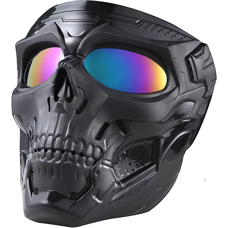Tactical Skull Mask for CS Paintball Halloween Full Face Protection Scary