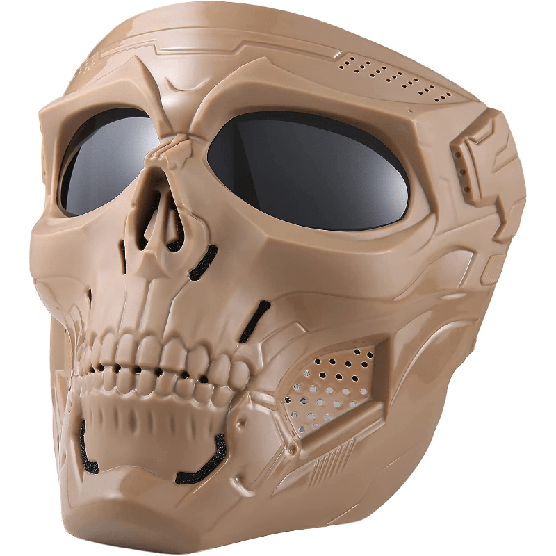 Tactical Skull Mask for CS Paintball Halloween Full Face Protection Scary