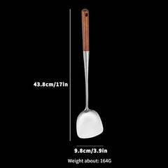304 Stainless Steel Rosewood Wood Spatula Spoon Kitchenware