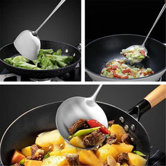 304 Stainless Steel Rosewood Wood Spatula Spoon Kitchenware