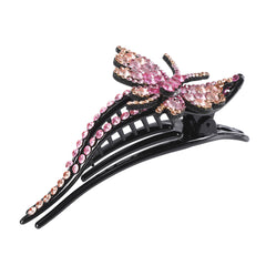 Rhinestone Butterfly Hair Claw Clip Crystal Hair Combs Female Accessories