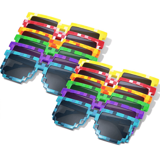 Pixelated Sunglasses for Kids Birthday Party Favors