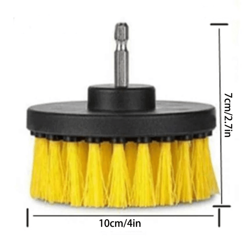 Nylon Power Brush Tile Drill Brush Car Detailing Wash Kitchen Bathroom Polisher
