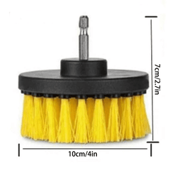 Nylon Power Brush Tile Drill Brush Car Detailing Wash Kitchen Bathroom Polisher