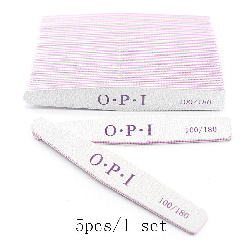 10Pcs Nail File 100 180 Sandpaper for Manicure Buffer Tools