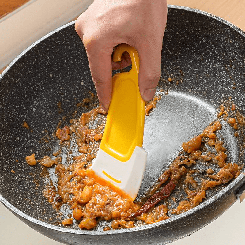 Silicone Pan Scraper for Clean Dishes & Bowls