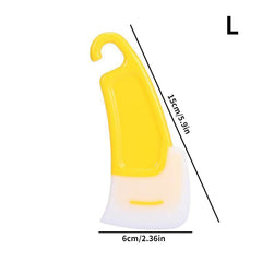 Silicone Pan Scraper for Clean Dishes & Bowls