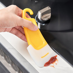 Silicone Pan Scraper for Clean Dishes & Bowls