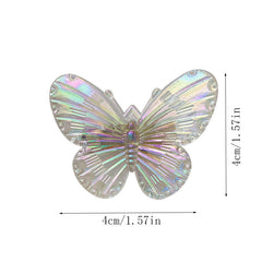Glitter Butterfly Hair Clips Colorful Barrettes Wedding Hair Accessories