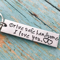 Stainless Steel Keychain Set for Couples - Perfect Gift for Weddings & Christmas