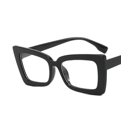Cat Eye Clear Lens Glasses Women Men Anti Light Minimalist Reading Glasses