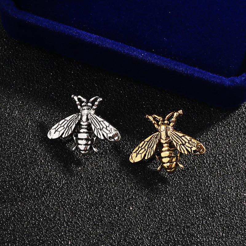 Retro Bee Brooch Wedding Suit Brides Men's Women's Shirt Collar Pin