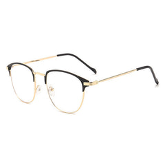 Clear Lens Glasses Metal Frame Anti Light Eyewear
