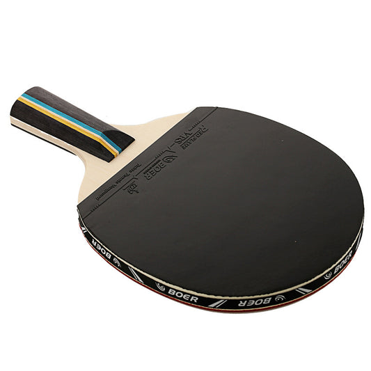 Table Tennis Paddle with Ergonomic Handle and Storage Bag