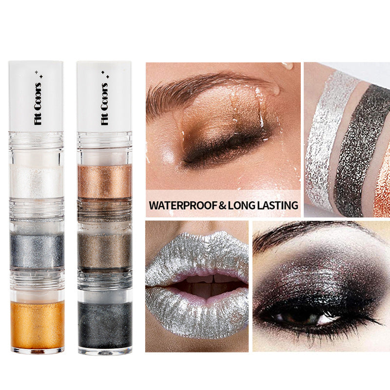 Glitter Liquid Eyeshadow Stick Waterproof Shimmer Texture