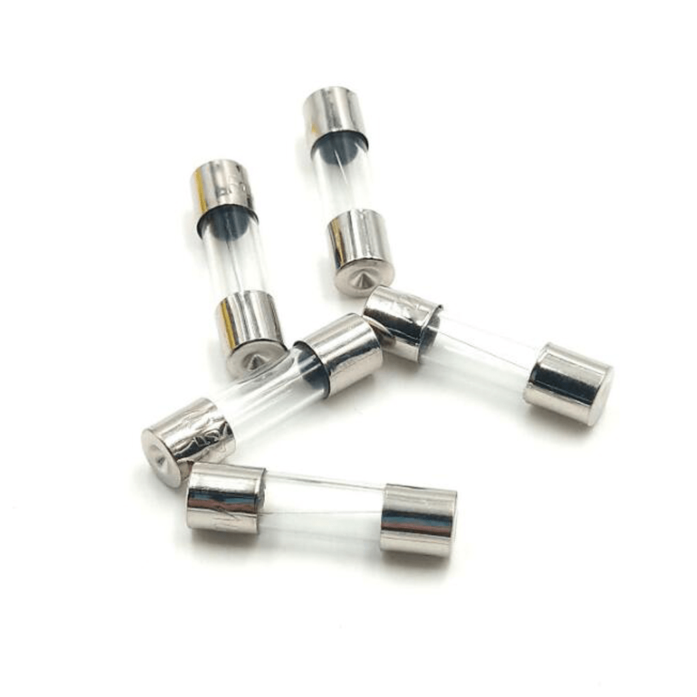 100pcs 5x20mm Fast Blow Glass Fuse Assortment 0.2A-20A Kit