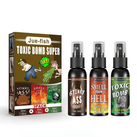 3PCS Fart Gag Prank Joke Spray Can - Novelty Gift