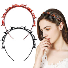 Acrylic Hair Bands Tooth Hairband Women Sports Hair Hoop Hair Accessories
