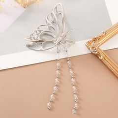 Butterfly & Tassel Hair Claw Banana Clip Headwear