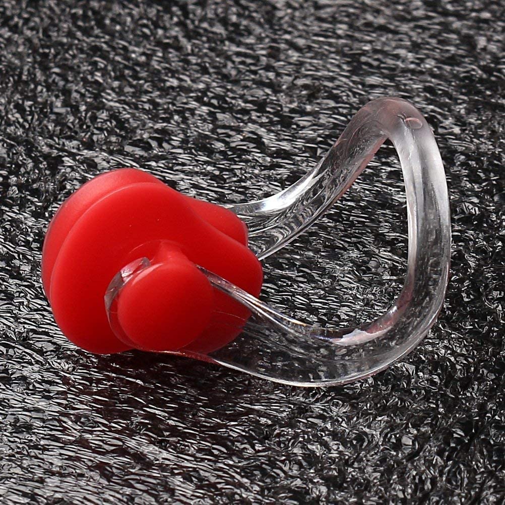 8pcs Waterproof Silicone Swimming Nose Clip - Comfortable Fit