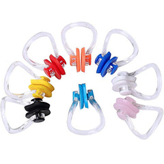 8pcs Waterproof Silicone Swimming Nose Clip - Comfortable Fit