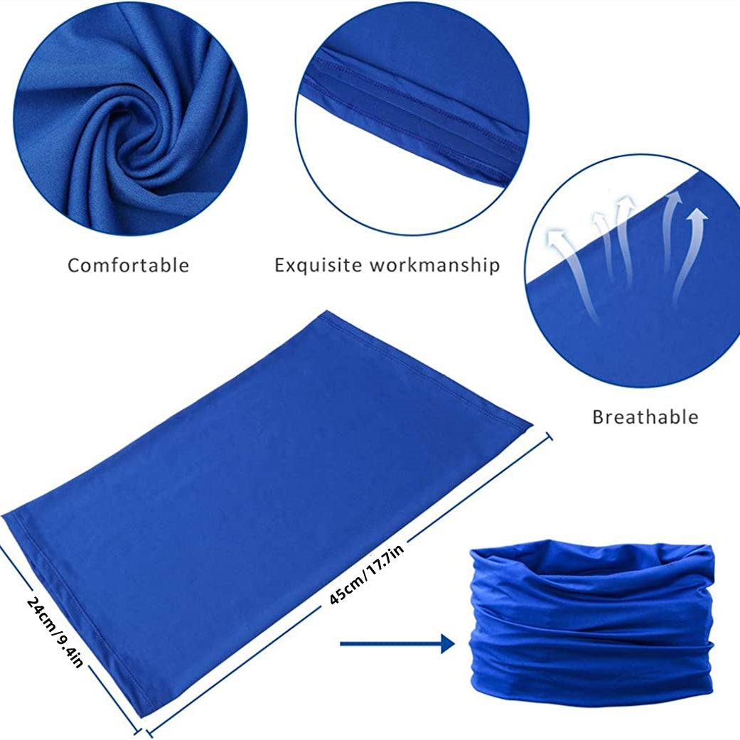 Breathable Sun Protection Neck Gaiter Quick Dry for Outdoor Activities
