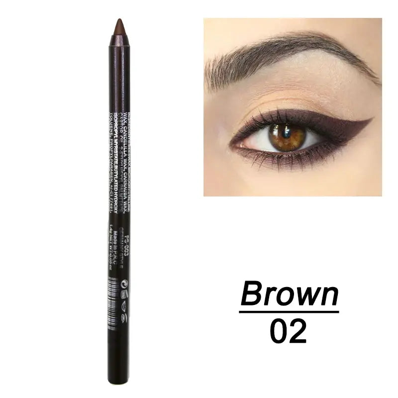 Multicolor Eyeshadow Eyeliner Pen Metallic Glossy Smoky Eyeliner