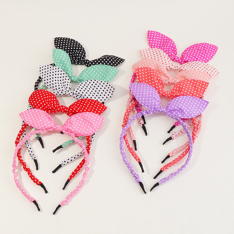 10pcs Light Bowknot Headband Gift For Kids Accessories