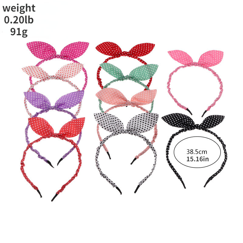 10pcs Light Bowknot Headband Gift For Kids Accessories