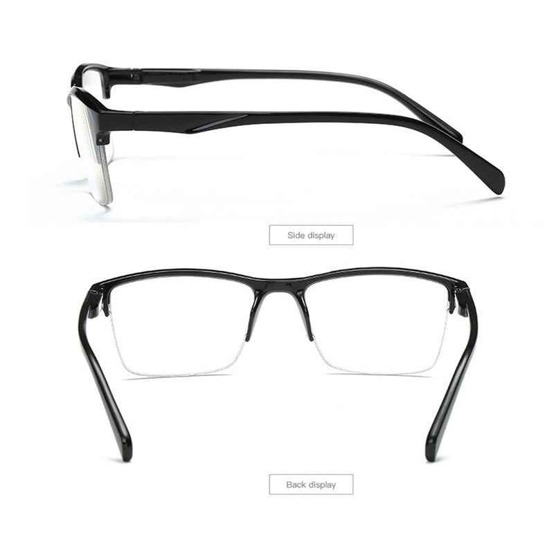 Resin Reading Glasses 1.75 Half Frame Portable Ultralight Magnifying