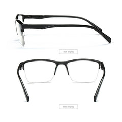 Resin Reading Glasses 1.75 Half Frame Portable Ultralight Magnifying