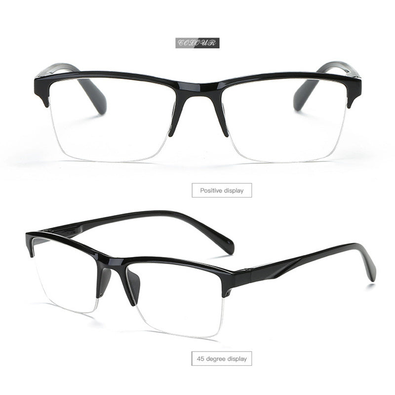 Resin Reading Glasses 1.75 Half Frame Portable Ultralight Magnifying