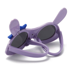 Girls Cartoon Rabbit Frame Polarized Sunglasses UV Protection