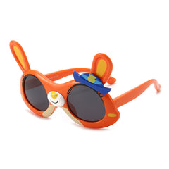 Girls Cartoon Rabbit Frame Polarized Sunglasses UV Protection