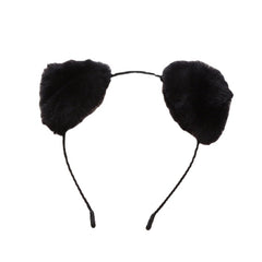 Cartoon Plush Cat Ears Headband Fluffy Costume Halloween Accessories