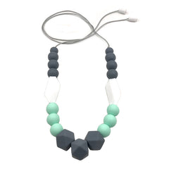 Silicone Teether Baby Teething Necklace Chewable Jewelry