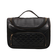 Minimalist Cosmetic Handbag Lightweight Quilted Detail Makeup Organizer