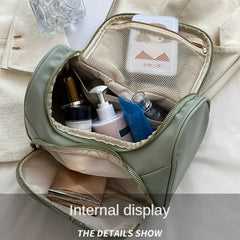 Minimalist Cosmetic Handbag Lightweight Quilted Detail Makeup Organizer