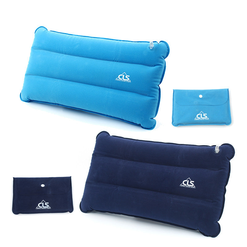 Portable Inflatable Camping Travel Pillow Neck Support Sleeping Cushion