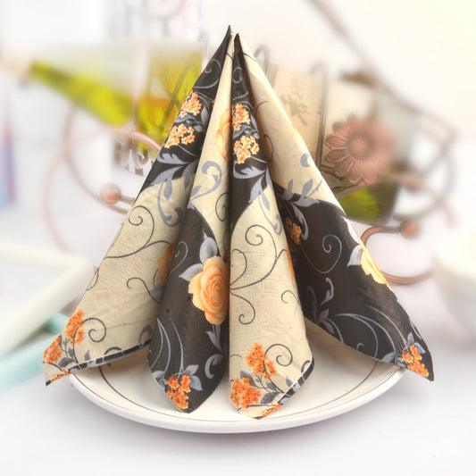20pcs Colorful Placemat & Napkin Set for Weddings & Holidays