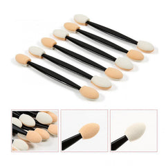 Double Head Sponge Eyeshadow Applicator Smudge Eye Makeup Brush