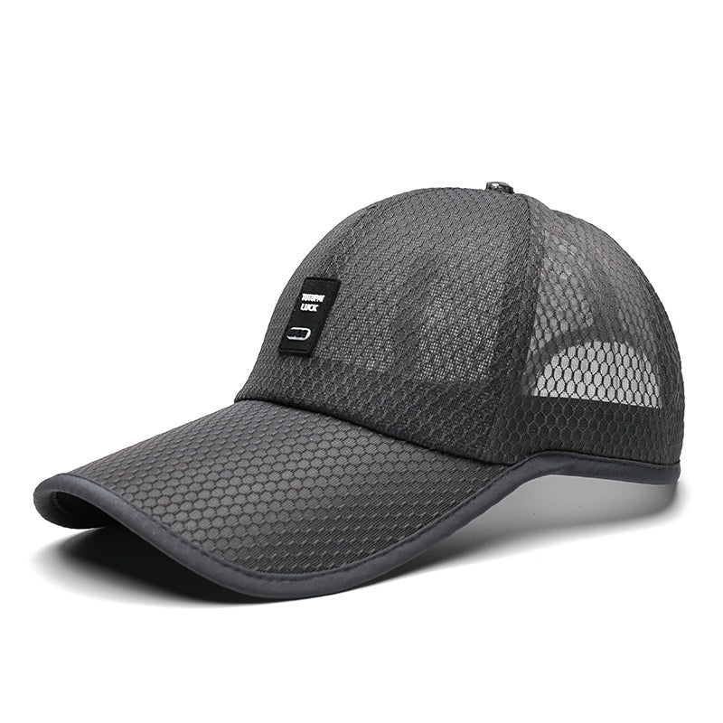 Men's Summer Thin Sunscreen Baseball Cap Outdoor Sports Mesh Cap