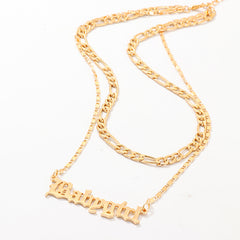 'Babygirl' Charm Necklace Pendant Stainless Steel Collar Gift Girls