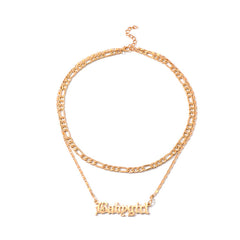 'Babygirl' Charm Necklace Pendant Stainless Steel Collar Gift Girls