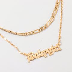 'Babygirl' Charm Necklace Pendant Stainless Steel Collar Gift Girls