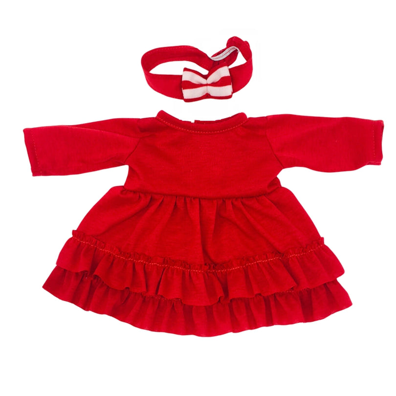 2pcs Doll Dress and Headbands Set Fits 18 Inch Dolls