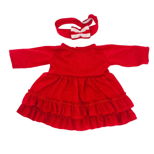2pcs Doll Dress and Headbands Set Fits 18 Inch Dolls